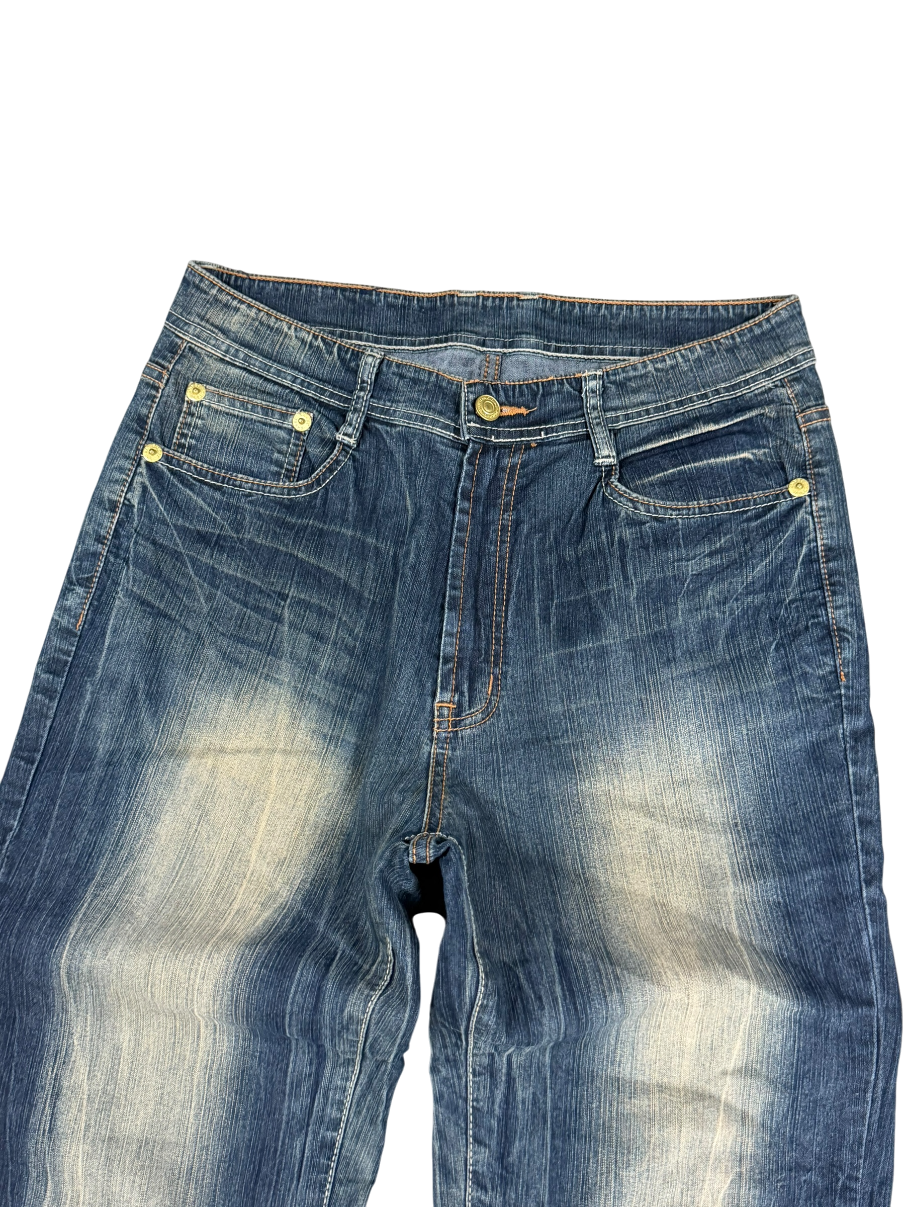 Crazy washed Straightfit Jeans (S-M)