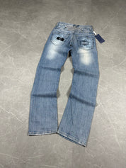 Armani washed Big Logo Jeans (XS)