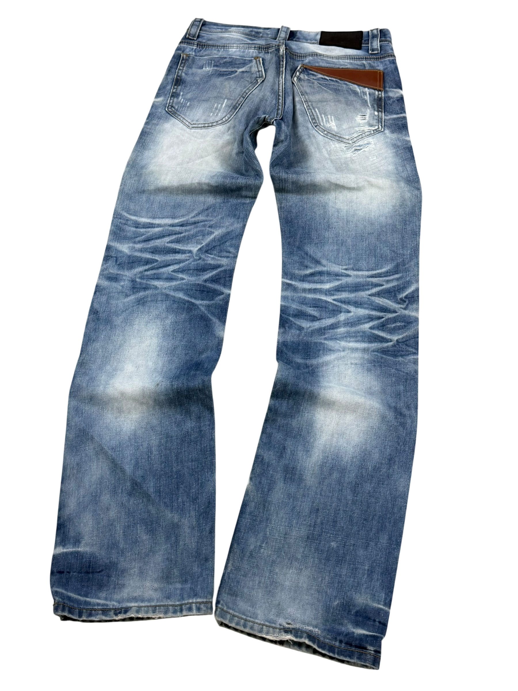 Washed Straight Fit Jeans (S)