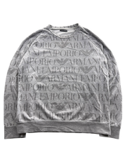 Armani All Over Logo Sweater (L)