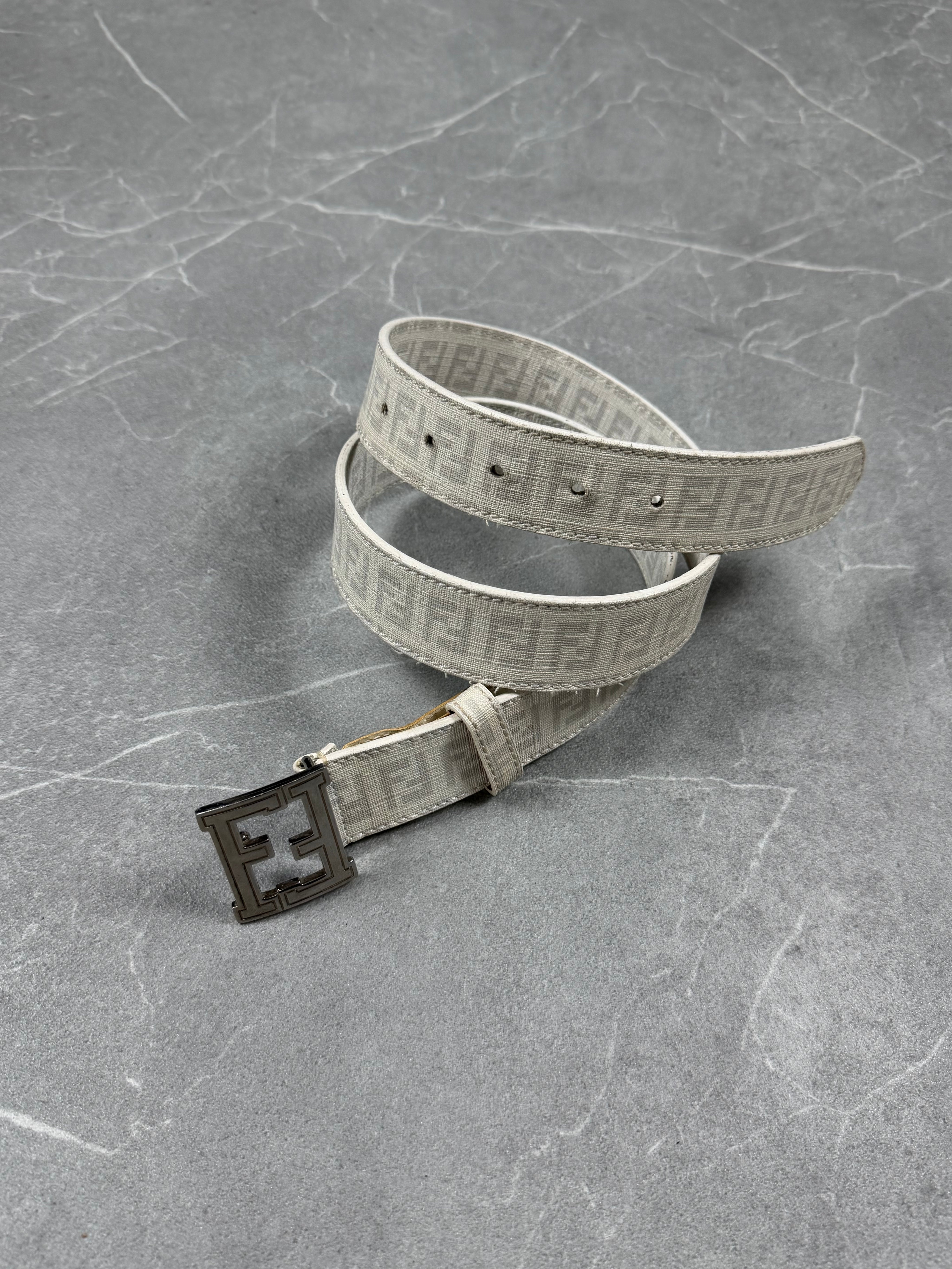 Rare Fendi Monogramm FF Logo Belt (100cm)