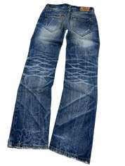 Ultra Washed Straight Jeans (XS-S)