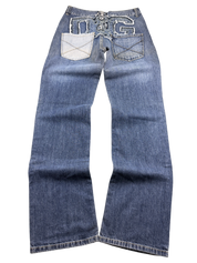 Dolce Gabbana Big Logo Bootcut Jeans (M)