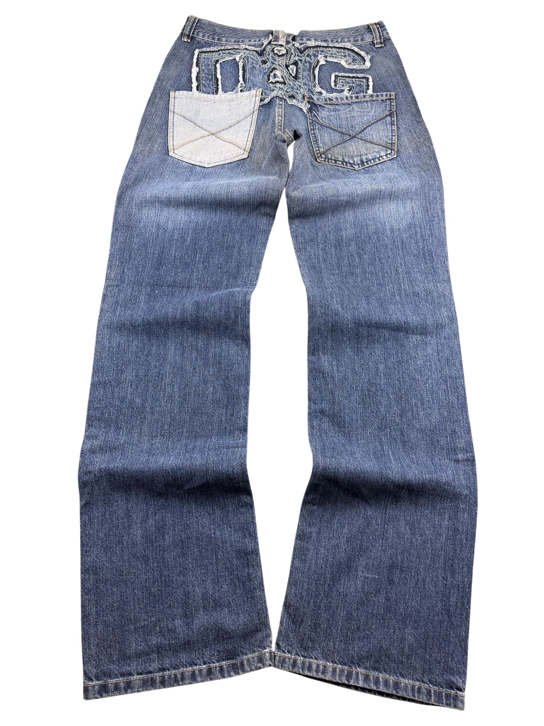 Dolce Gabbana Big Logo Bootcut Jeans (M)