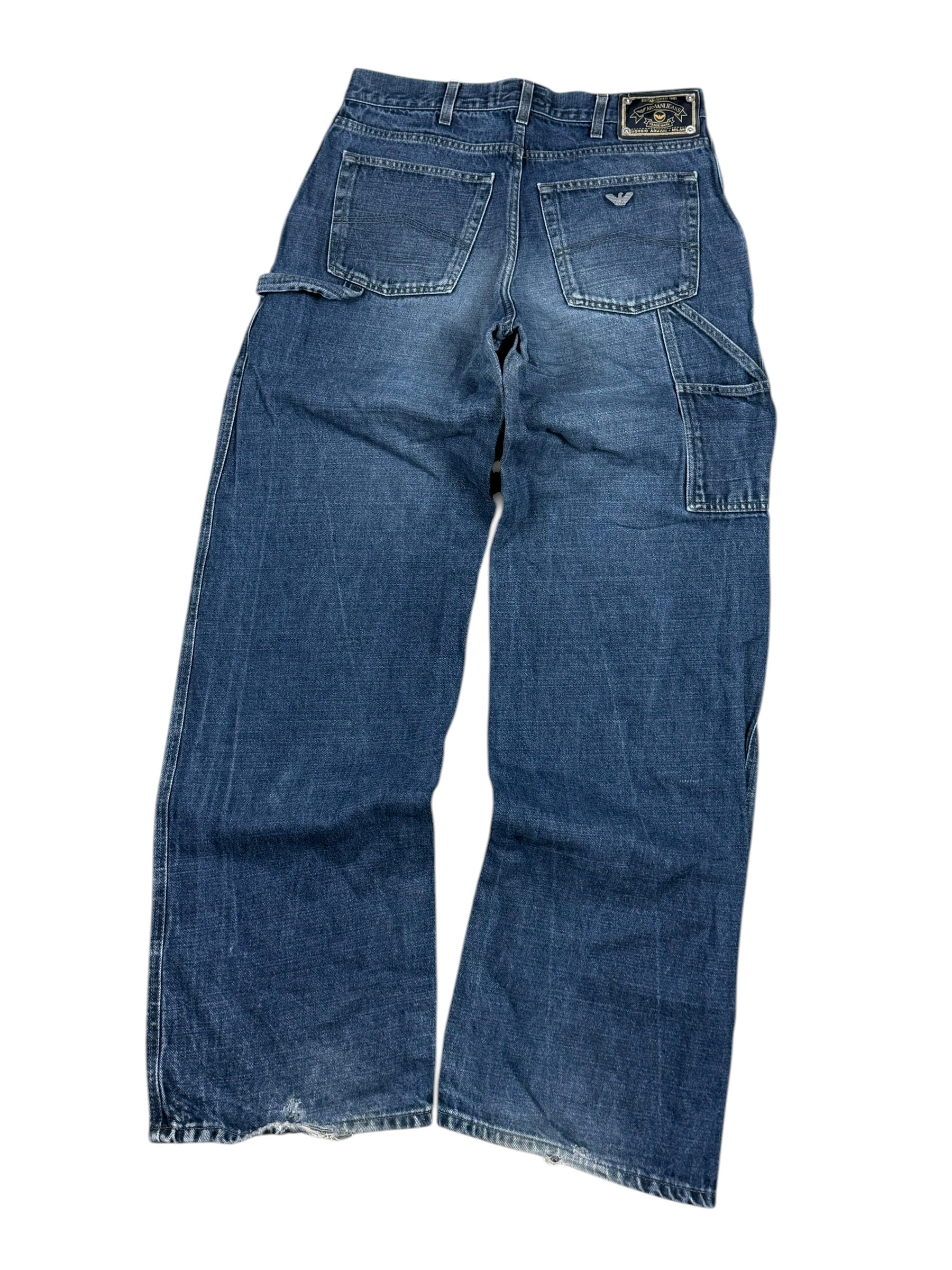 Armani Baggy workwear Jeans (S-M)