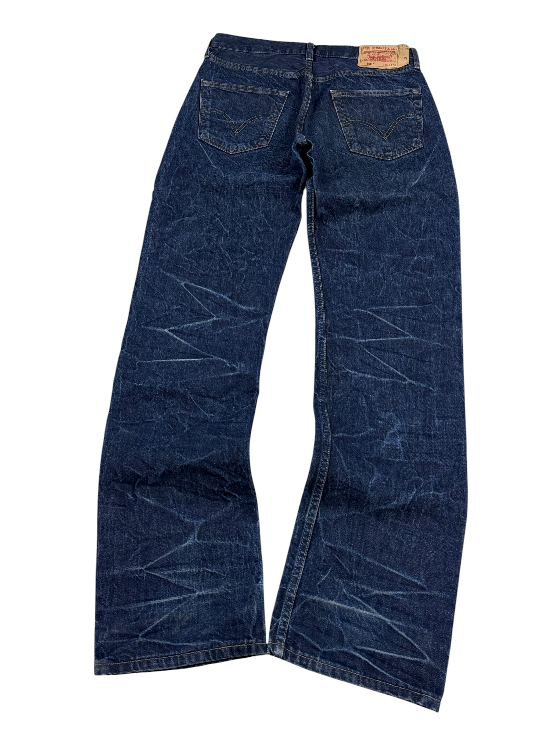 Levi's 501 Straight Washed Jeans (M-L)
