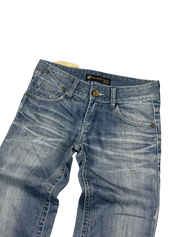 Washed Straight Fit Jeans (XS)